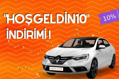 İlk Araç Kiralamada %10 Hoşgeldin İndirimi!  Araç Kiralama Kampanyası